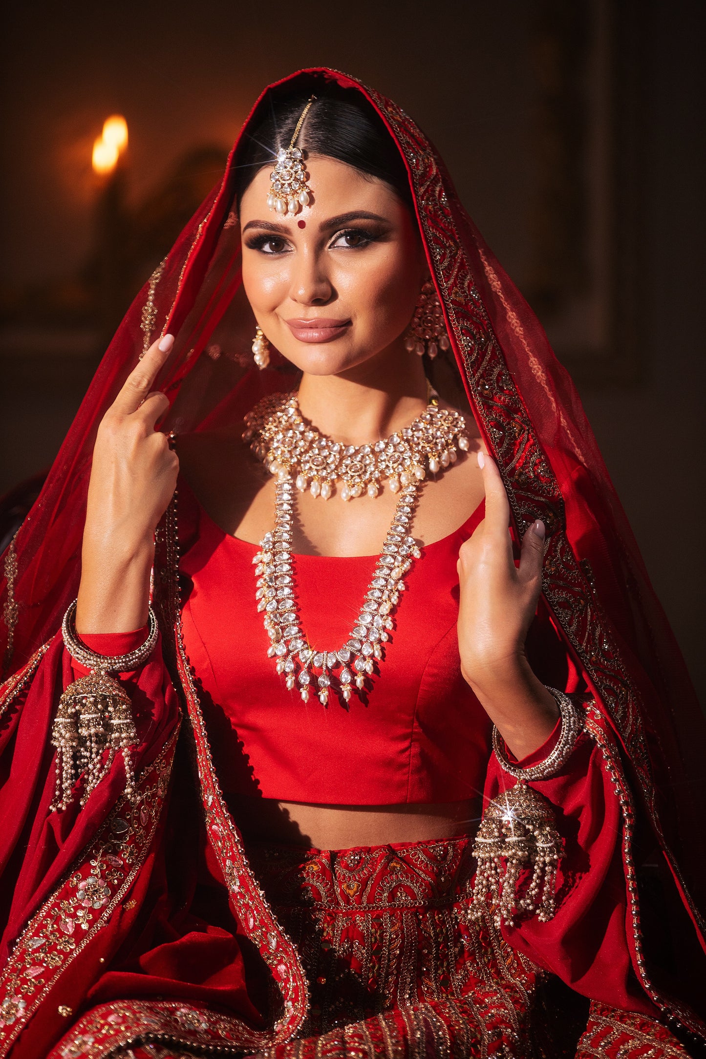 Signature Red Bridal Lehenga